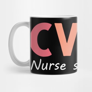 cvicu nurse saves lives cool cardiovascular care unit hospital worker groovy style gift Mug